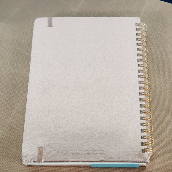 Regolden Book Rose Gold 160 Page Inner Pocket Elastic Band Pen Loop Meeting Book - Picture 13 of 16